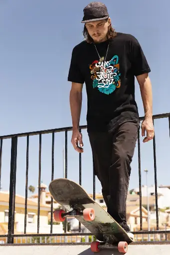 Graffiti Vibe glow in night oversized T-Shirt